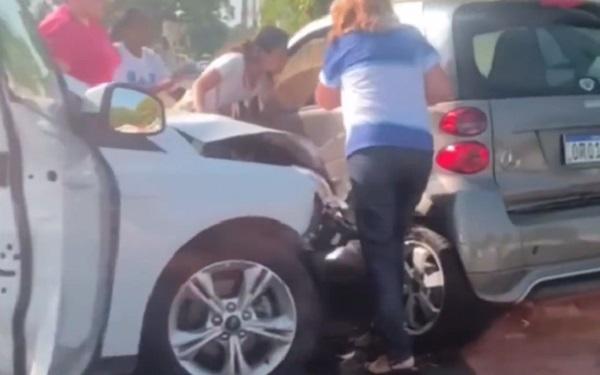 Professora Rubenita Ferreira sofre acidente automobilístico em Floriano