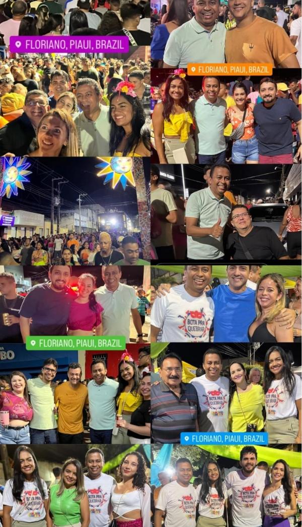 Deputado Francisco Costa curte carnaval em Floriano(Imagem:Reprodu&ccedil;&atilde;o/Instagram)
