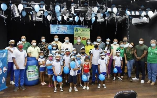 SEMAN abre a Semana da &Aacute;gua 2022 com o lan&ccedil;amento do projeto &Oacute;leocoletar (Imagem:SECOM)