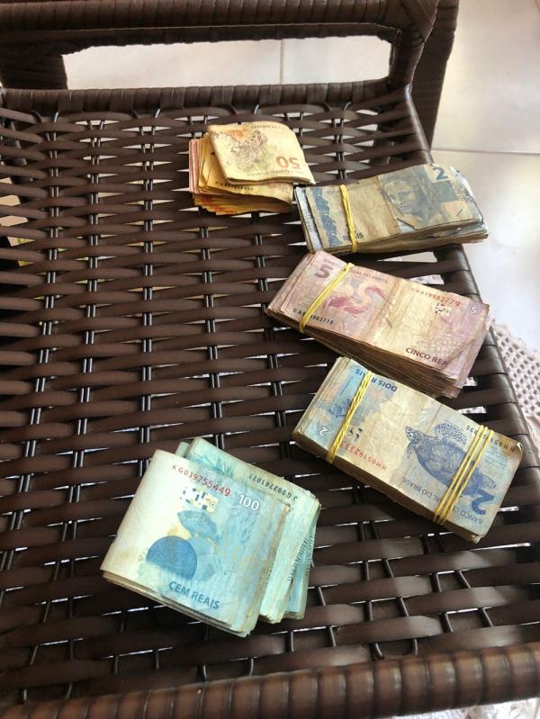 Dinheiro apreendido na Opera&ccedil;&atilde;o Rota Caipira.(Imagem:Pol&iacute;cia Federal/Divulga&ccedil;&atilde;o)
