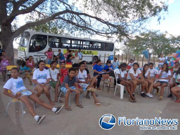 Cras promoveu a&ccedil;&atilde;o social na localidade Novo Papo Pombo(Imagem:FlorianoNews)