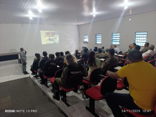3º BPM de Floriano realiza treinamento especializado com pistola de neuroincapacitação Taser X2.(Imagem:FlorianoNews)