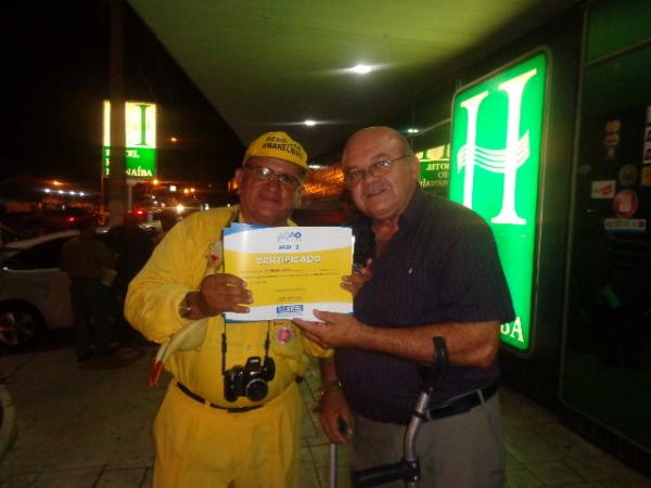 Parceiros receberam certificado por participa&ccedil;&atilde;o no A&ccedil;&atilde;o Global de Floriano.(Imagem:FlorianoNews)