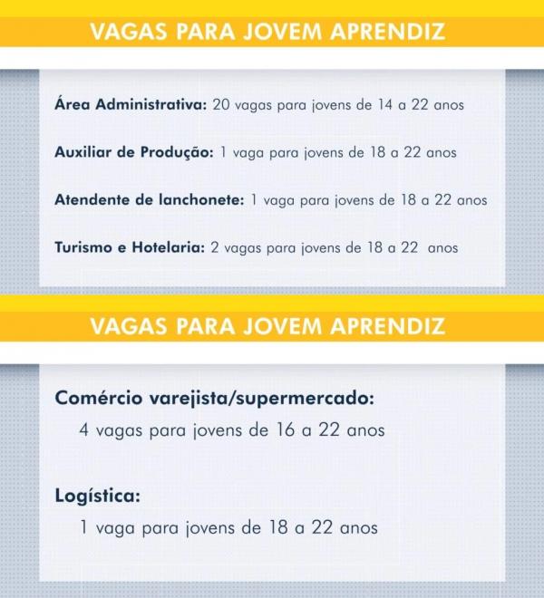 Vagas dispon&iacute;veis para programas de aprendizagem(Imagem:Divulga&ccedil;&atilde;o)