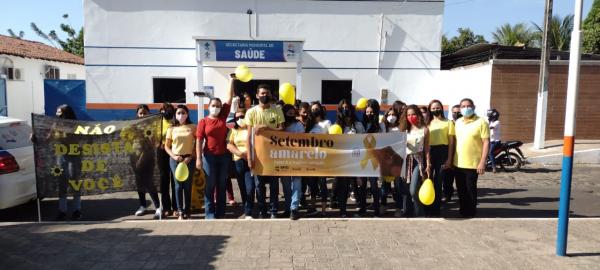 Barão de Grajaú realiza caminhada em alusão ao "Setembro Amarelo"