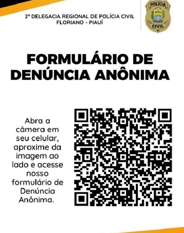 Formul&aacute;rio de den&uacute;ncia an&ocirc;nima.(Imagem:Reprodu&ccedil;&atilde;o/ Instagram)