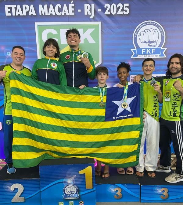 Piauí classifica quatro atletas para seletiva da Seleção Brasileira de Karatê