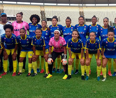 Tiradentes faz 7 gols e vence no Brasileirão Feminino