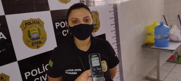 Delegada Ana L&iacute;via.(Imagem:FlorianoNews)
