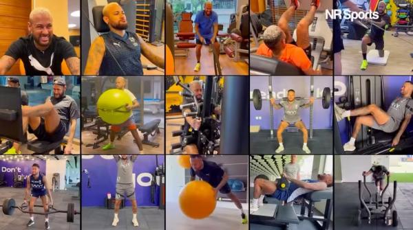 V&iacute;deo mostra todo o processo de tratamento de Neymar.(Imagem:Reprodu&ccedil;&atilde;o/Instagram)