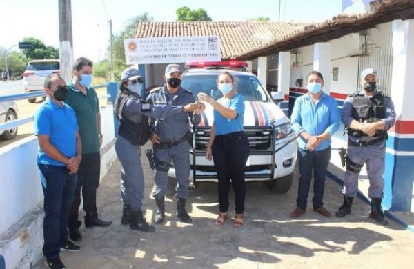 Polícia Militar de Barão de Grajaú recebe uma nova viatura