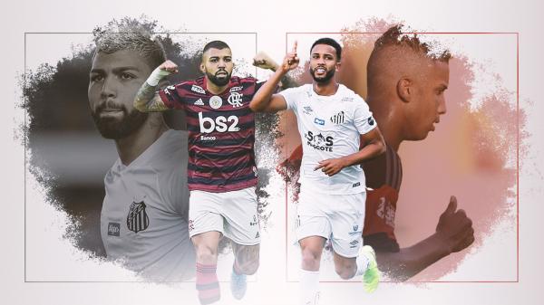 Garoto do Ninho x Menino da Vila: Jorge e Gabigol invertem papéis no duelo entre Flamengo e Santos
