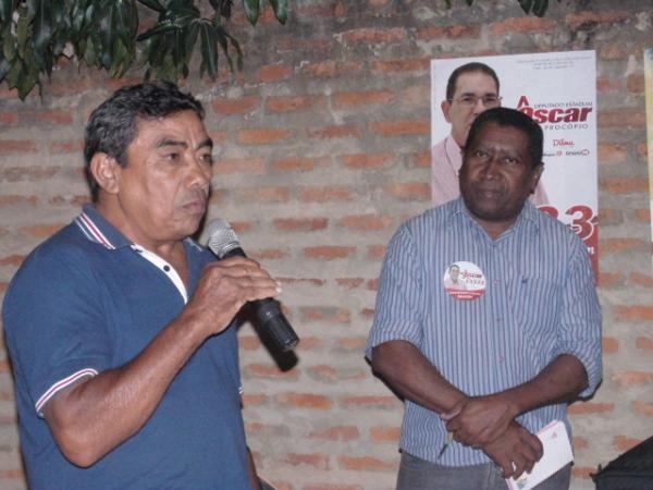 Oscar Proc&oacute;pio realiza palestra no bairro Taboca, em Floriano.(Imagem:Assessoria de Comunica&ccedil;&atilde;o)