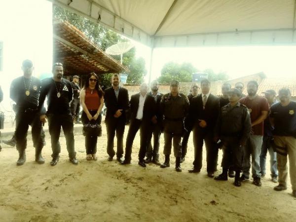 Nova Delegacia de Pol&iacute;cia Civil &eacute; inaugurada em Bar&atilde;o de Graja&uacute;.(Imagem:FlorianoNews)