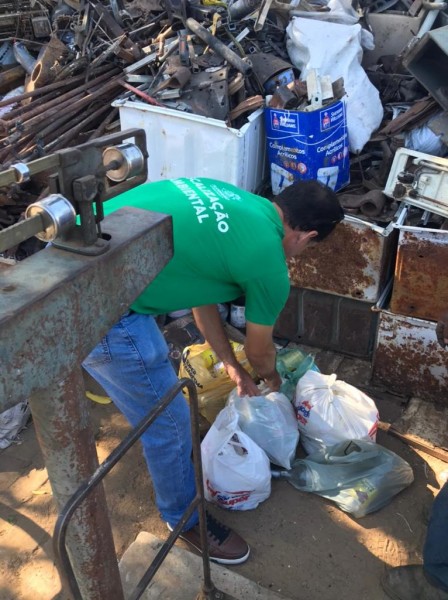 Seman realiza monitoramento, coleta e entrega de materiais recicláveis dos PEVs