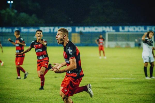  Flamengo-PI marcou primeiro gol no Piauiense 2022 com Jonathan Charles na 6&ordf; rodada.(Imagem:Pedro Filho )