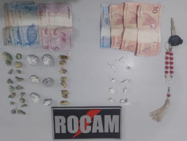 Ação policial em Floriano resulta na apreensão de drogas e condução de indivíduos
