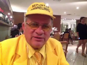 Repórter Amarelinho agradece carinho do público florianense