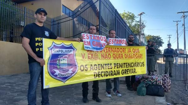 Agentes penitenciários iniciam greve e suspendem serviços no Piauí