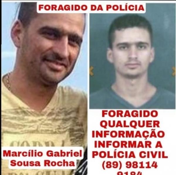 Suspeito do crime, Marc&iacute;lio Gabriel(Imagem:Reprodu&ccedil;&atilde;o)