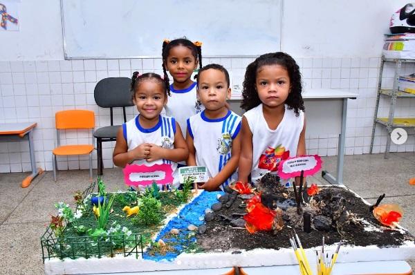 Departamento de Educação Ambiental promove atividades lúdicas sobre queimadas em escola de Floriano