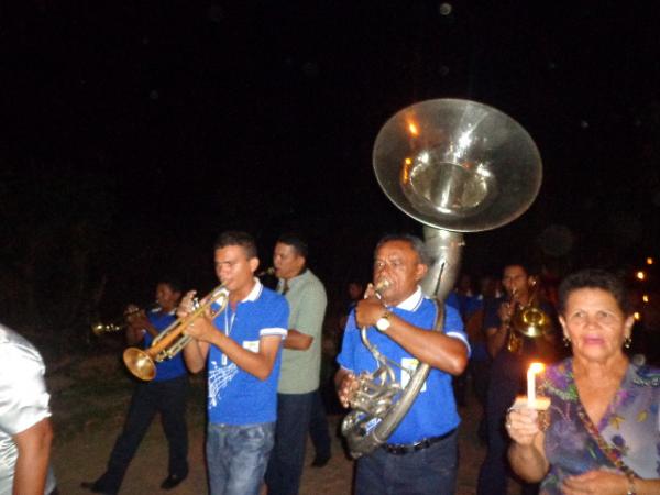Prociss&atilde;o marca encerramento dos festejos de S&atilde;o Crist&oacute;v&atilde;o em Floriano.(Imagem:FlorianoNews)