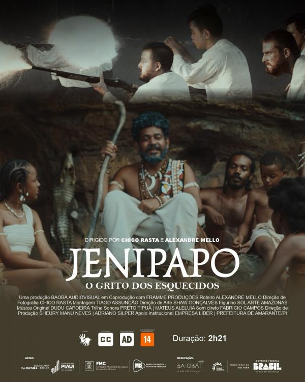 Filme "Jenipapo - O Grito dos Esquecidos" estreia no Piauí com apoio da Lei Paulo Gustavo
