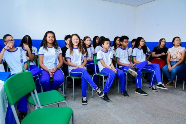 Prefeitura de Floriano realiza lançamento do NUCA na Escola Municipal José Francisco Dutra(Imagem:Secom)