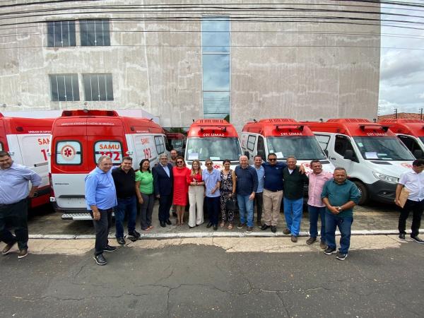 Piau&iacute; recebe 11 ambul&acirc;ncias do Minist&eacute;rio da Sa&uacute;de para renova&ccedil;&atilde;o e amplia&ccedil;&atilde;o de frota do SAMU.(Imagem:Divulga&ccedil;&atilde;o)