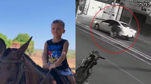 Carro conteve cavalo que arrastou menino após queda no PI