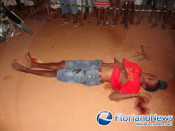  Homem morre ap&oacute;s levar tiro na nuca em Floriano.(Imagem:FlorianoNews)