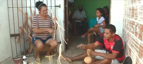 Dimas e a esposa, Maria da Concei&ccedil;&atilde;o.(Imagem:Arquivo ClubeNews)