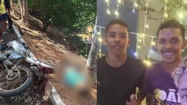 Dois irmãos de 13 e 16 anos morrem em acidente de moto no Sul do Piauí