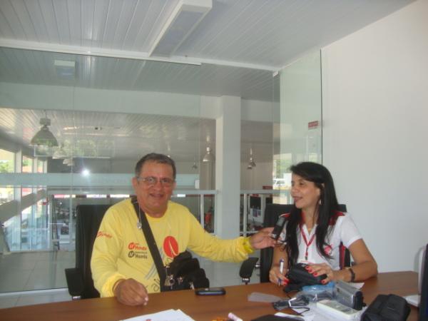 VISITA A CAJUEIRO MOTOS HONDA(Imagem:REDA&Ccedil;AO)
