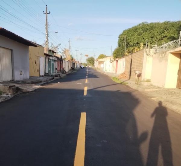 SUTRAN realiza processo de sinalização em importantes vias de Floriano.(Imagem:Divulgação)