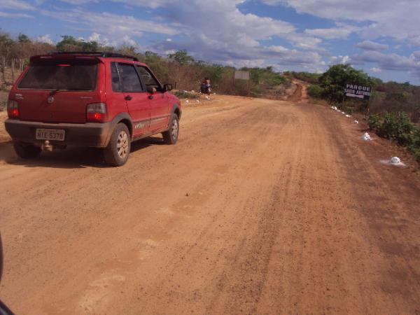 Entrada para o parque de vaquejada de Arraial(Imagem:reda&ccedil;&atilde;o)