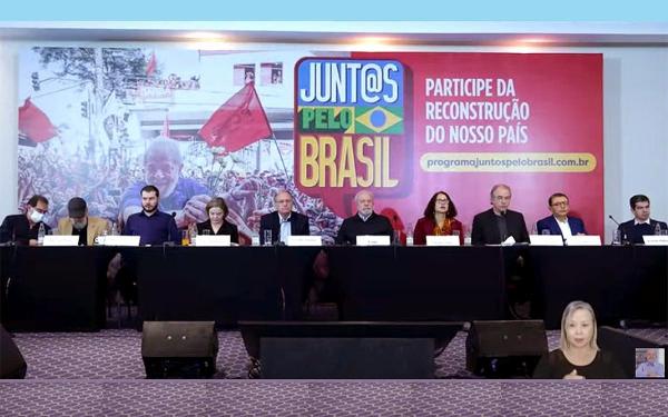 Evento com Lula é marcado por protesto de bolsonaristas