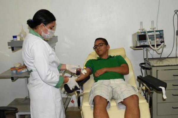 Hemocentro celebra 20 anos de hist&oacute;ria em Floriano.(Imagem:SECOM)