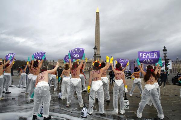 Protestos pelo mundo marcam o Dia Internacional da Mulher