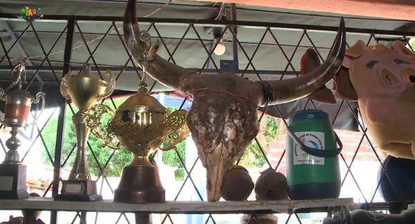 Dono de bar guarda relíquias e cria "museu" no quintal de casa no Piauí