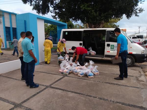 Prefeitura de Floriano inicia entrega de cestas b&aacute;sicas (Imagem:FlorianoNews)