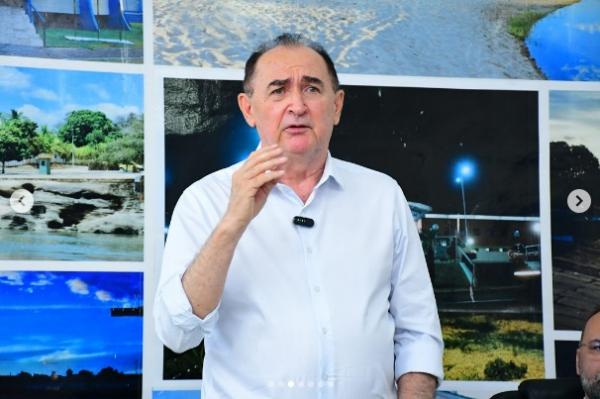 Prefeito de Floriano, Ant&ocirc;nio Reis.(Imagem:Secom)