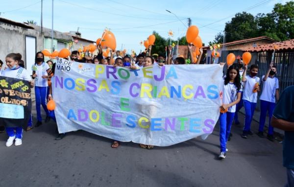 Caminhada marca o Dia de Combate ao Abuso e Exploração Sexual contra Crianças e Adolescentes.(Imagem:Secom)