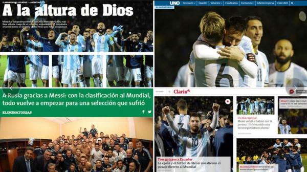 Imprensa argentina se rende ao "todo-poderoso" Lionel Messi
