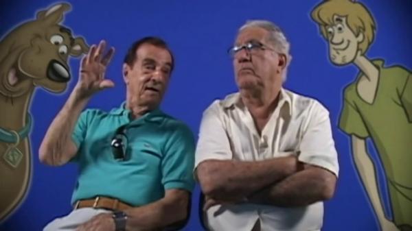 Orlando Drummond, voz do Scooby-Doo, e M&aacute;rio Monjardim, o Salsicha: amigos morreram em intervalo de 3 dias(Imagem:Divulga&ccedil;&atilde;o)