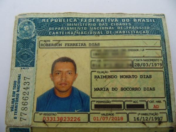 Roberson Ferreira(Imagem:Pol&iacute;cia Civil)