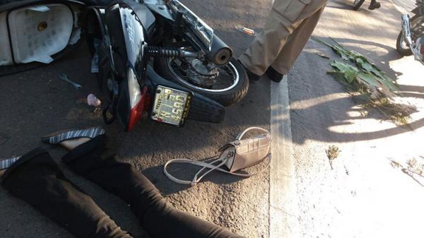  Ela teria colidido com uma bicicleta e caiu na pista, quando um caminh&atilde;o passava pelo local.(Imagem:Divulga&ccedil;&atilde;o)