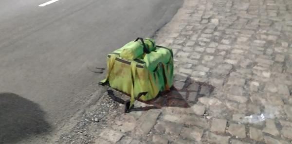 Motoboy foi assassinato com quatro tiros na Avenida Jo&atilde;o XXIII.(Imagem:Redes sociais)