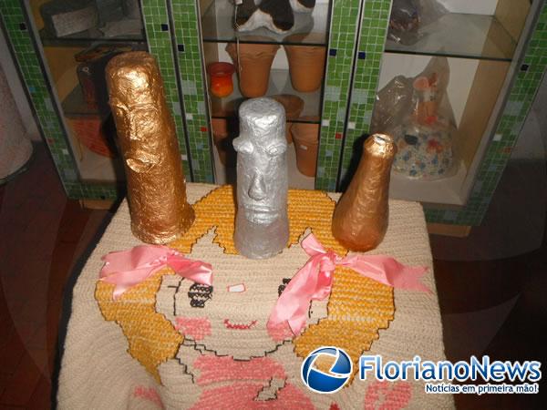 Bramaxson Artesanato realizou encerramento de curso com papel mach&ecirc; em Floriano.(Imagem:FlorianoNews)