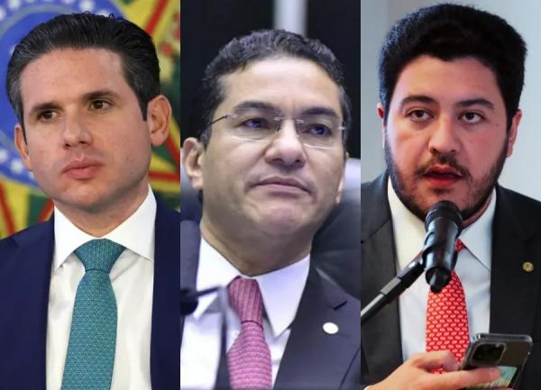 Hugo Motta e Marcos Pereira no PI para ato do Republicanos